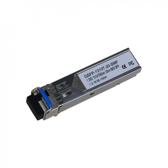 Оптичен модул LC конектор, Single mode, 1.25G - DAHUA GSFP-1310T-20-SMF