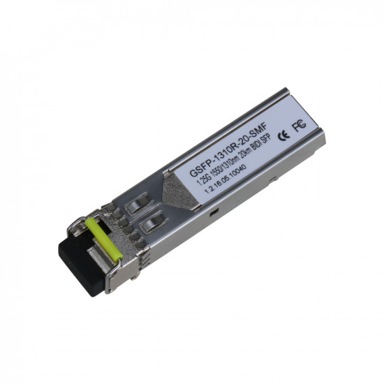 Оптичен модул LC конектор, Single mode, 1.25G - DAHUA GSFP-1310R-20-SMF