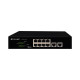 PoE мрежов суич, 8 порта + 2 uplink (Gigabit Ethernet) - Comelit IPSWP10N01A