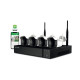 Wi-Fi комплект, NVR, 4 булет IP камери 2 MP, HDD 1 TB - Comelit WIKIT004S02NB