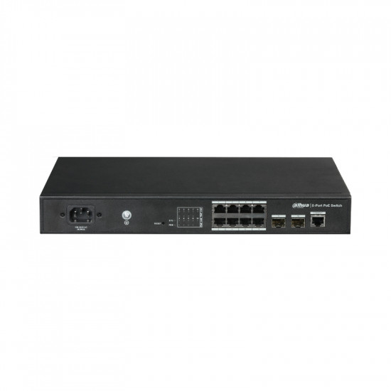 11 портов PoE мрежов комутатор L2 неуправляем - DAHUA PFS4210-8GT-150