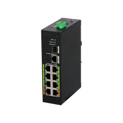 8 портов ePoe мрежов комутатор L2 + 1xSFP - DAHUA LR2110-8ET-120